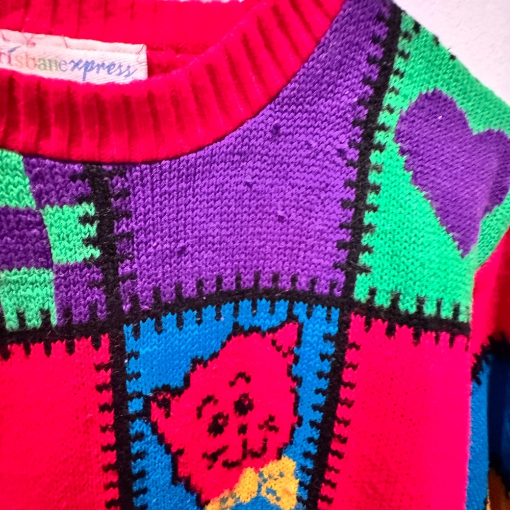 Colorful Patchwork Sweater - Picture 6 of 10